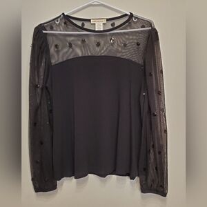 97. NWOT - Anthropologie Pebble & Stone Top - Black